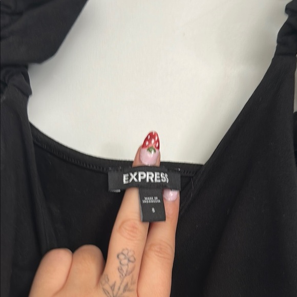 Black Sleeveless Bodysuit express - Picture 3 of 5